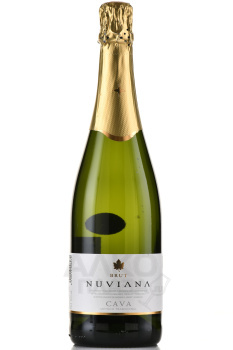 Nuviana Brut Cava - игристое вино Кава Нувиана Брют 0.75 л белое брют