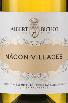 Albert Bichot Macon-Villages - вино Альбер Бишо Макон-Вилляж 0.75 л белое сухое