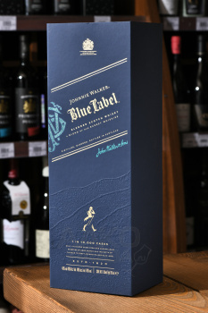 Johnnie Walker Blue Label - виски Джонни Уокер Блю Лейбл 0.75 л в п/у