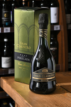 Castillo Perelada Gran Claustro Brut Nature - игристое вино Кастильо Перелада Гран Клаустро Брют Натюр 0.75 л