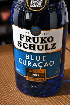 Fruko Schulz Blue Curacao - ликер Фруко Шульц Блю Курасао 0.7 л