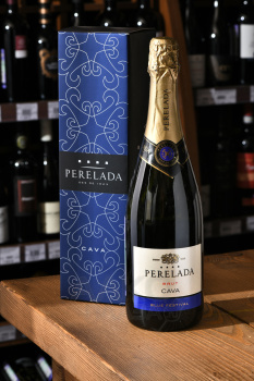 Cava Perelada Brut - вино игристое Кава Перелада Брют 0.75 л белое брют в п/у