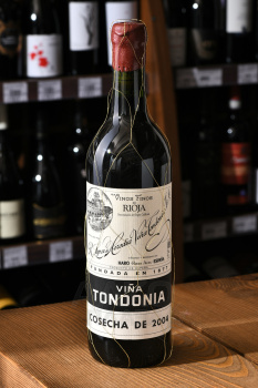 Vina Tondonia Gran Reserva Rioja DOCa - вино Винья Тондония Гран Резерва ДОКа Риоха 2004 год 0.75 л красное сухое