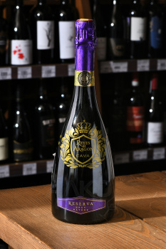Reyes de Aragon Cava Reserva - вино игристое Кава Рейес Де Арагон Ресерва 0.75 л белое брют натюр