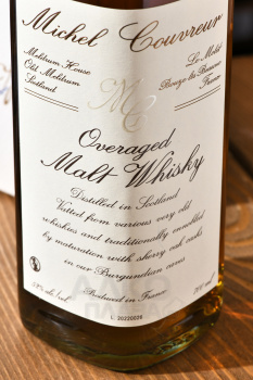 Michel Couvreur Overaged Malt Whisky - виски Мишель Куврёр Оверайдж Мальт Виски 0.7 л в п/у