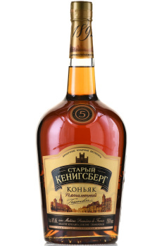 Коньяк Старый Кенигсберг 5 лет 1.5 л в п/у
