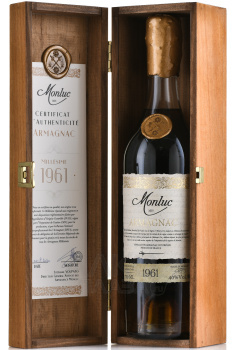 Monluc Armagnac 1961 - арманьяк Монлюк 1961 год 0.7 л в д/у