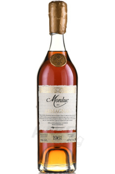 Monluc Armagnac 1961 - арманьяк Монлюк 1961 год 0.7 л в д/у