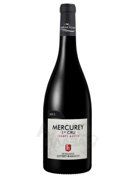 Mercurey 1er Cru Champs Martin Domaine Levert-Barault - вино Меркюри Премье Крю Шам Мартен Домэн Левэр-Баро 0.75 л красное сухое