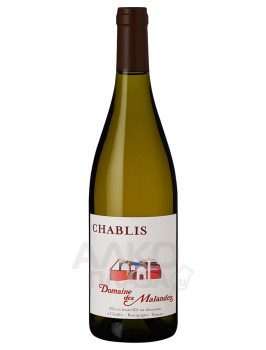 Domaine Des Malandes Chablis - вино Домен де Маланд Шабли 0.75 л сухое белое