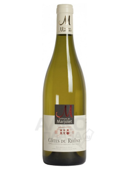 Chateau de Marjolet Cotes du Rhone Blanc - вино Шато де Маржоле Кот дю Рон Блан 0.75 л сухое белое