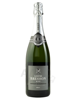 Cremant de Bordeaux Louis Bresson & Co Brut - игристое вино Луи Бресон энд Ко Брют 0.75 л
