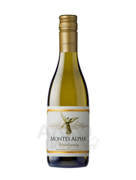 Montes Alpha Chardonnay - вино Монтес Альфа Шардоне 0.375 л белое сухое
