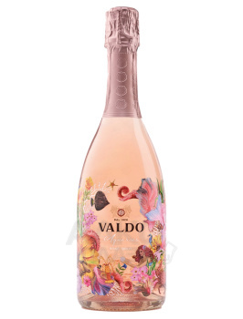 Valdo Aquarius Rose Brut - розовое игристое вино Вальдо Аквариус Розе Брют 0.75 л