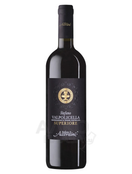 Stefano Accordini Stefano Valpolicella Superiore DOC - вино Стефано Аккордини Вальполичелла Суперьоре Стефано 0.75 л красное сухое
