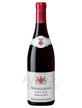 Bader-Mimeur Dessous les Mues Pinot Noir Bourgogne AOC - вино Бадер-Мимёр Десу ле Муэс Пино Нуар АОС 0.75 л красное сухое