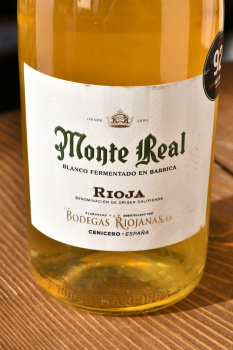 Monte Real Blanco Fermentado en Barrica - вино Монте Реал Бланко Ферментадо эн Баррика 0.75 л сухое белое