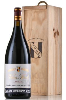 Vina Real Gran Reserva DOC - вино Винья Реал Гран Резерва ДОК 1.5 л красное сухое в д/у