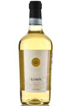 Cantine Cellaro Luma Grillo Sicilia DOC - вино Кантина Челларо Лума Грилло 0.75 л белое сухое