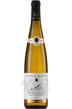 Dopff & Irion Domaines du Chateau de Riquewihr Les Sorcieres Gewurztraminer Semi-Sweet Alsace AOC - вино Допф & Ирион Домен дю Шато де Риквир Ле Сорсьер Гевюрцтраминер 0.75 л белое полусладкое