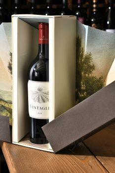 Ventaglio Toscana IGT gift box - вино Вентальо 0.75 л в п/у красное сухое