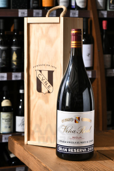 Vina Real Gran Reserva DOC - вино Винья Реал Гран Резерва ДОК 1.5 л красное сухое в д/у