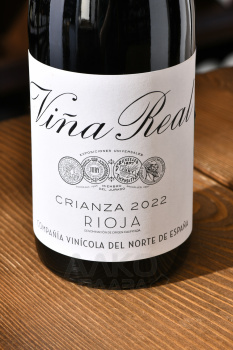 Vina Real Crianza Rioja DOC - вино Винья Реал Крианса Риоха ДОК 0.75 л красное сухое