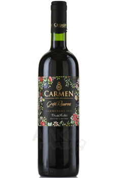 Carmen Gran Reserva Frida Kalho Carmenere DO - вино Кармен Гран Резерва Фрида Кало Карменер ДО 0.75 л красное сухое
