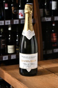 Dopff & Iron Cremant d`Alsace AOC Brut Blanc de Blanc - вино игристое Допф & Айрон Креман д`Эльзас Брют Блан де Блан 0.75 л белое брют