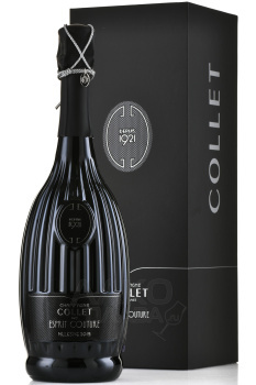 Champagne Collet Esprit Couture Millesime Brut - шампанское Колле Эсприт Кутюр Брют Миллезиме 2015г. 0.75 белое брют в п/у