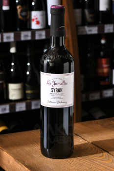 Les Jamelles Syrah - вино Ле Жамель Сира 0.75 л красное сухое