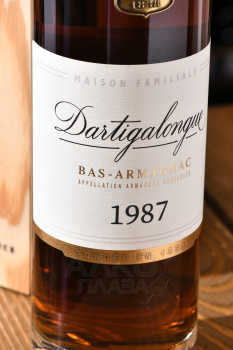 Vintage Bas Armagnac Dartigalongue 1987 - арманьяк Винтаж Ба Арманьяк Дартигалон 1987 года 0.5 л