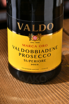 Valdo Marca Oro di Valdobbiadene Prosecco Superiore - вино игристое Вальдо Марка Оро ди Вальдоббьядене Просекко Супериоре 0.75 л белое экстра драй