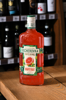 Becherovka Grapefruit & Hops - ликер Бехеровка Грейпфрут Хмель 0.5 л