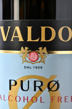 Valdo Puro Blanc de Blancs - вино игристое безалкогольное Вальдо Пуро Блан де Блан 0.75 л белое полусладкое