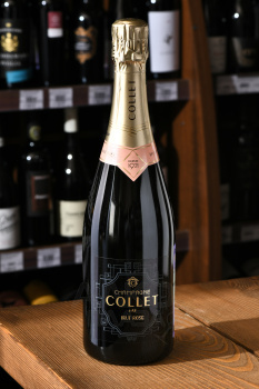 Champagne Collet Brut Rose - шампанское Колле Брют Розе 0.75 л розовое брют