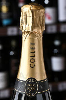 Champagne Collet Brut - шампанское Колле Брют 0.75 л белое брют
