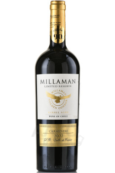 Millaman Limited Reserve Carmenere - вино Милламан Лимитед Резерв Карменер 0.75 л красное сухое