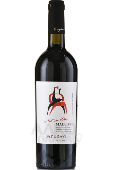 Madlieri Art Saperavi - вино Мадлиери Арт Саперави 0.75 л красное сухое