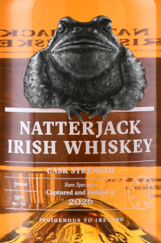 Natterjack Cask Strength - виски Наттерджек Каск Стренгс 0.7 л в тубе