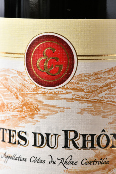 Guigal Cotes du Rhone Rouge - вино Гигаль Кот Дю Рон Руж 0.75 л красное сухое