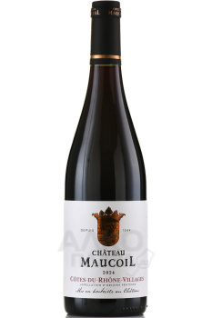 Chateau Maucoil Cotes-du-Rhone-Villages - вино Шато Мокой Кот-дю-Рон-Вилаж 0.75 л сухое красное