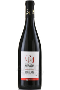 Chateau de Marjolet Cotes du Rhone Rouge - вино Шато де Маржоле Кот дю Рон Руж 0.75 л красное сухое
