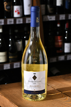Antinori Vermentino Bolgheri - вино Антинори Верментино Болгери 0.75 л белое сухое