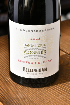 Bellingham The Bernard Series Hand-Picked Viognier - вино Беллингем Бернард Сириез Хэнд-Пикт Вионье 0.75 л