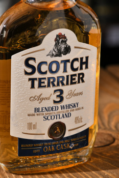Scotch Terrier - виски Скотч Терьер 3 года 0.1 л