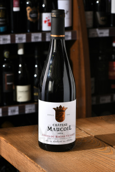 Chateau Maucoil Cotes-du-Rhone-Villages - вино Шато Мокой Кот-дю-Рон-Вилаж 0.75 л сухое красное