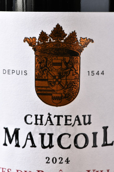 Chateau Maucoil Cotes-du-Rhone-Villages - вино Шато Мокой Кот-дю-Рон-Вилаж 0.75 л сухое красное