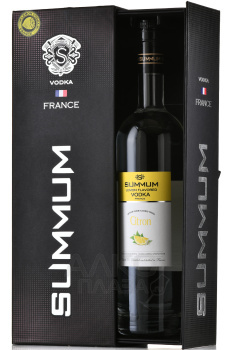 Vodka Summum Lemon - водка Суммум лимонная 0.75 л в п/у