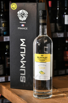 Vodka Summum Lemon - водка Суммум лимонная 0.75 л в п/у
